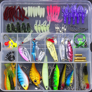 Unlock Your Fishing Potential with Our Fishing Gear Sequined Soft Bait Set