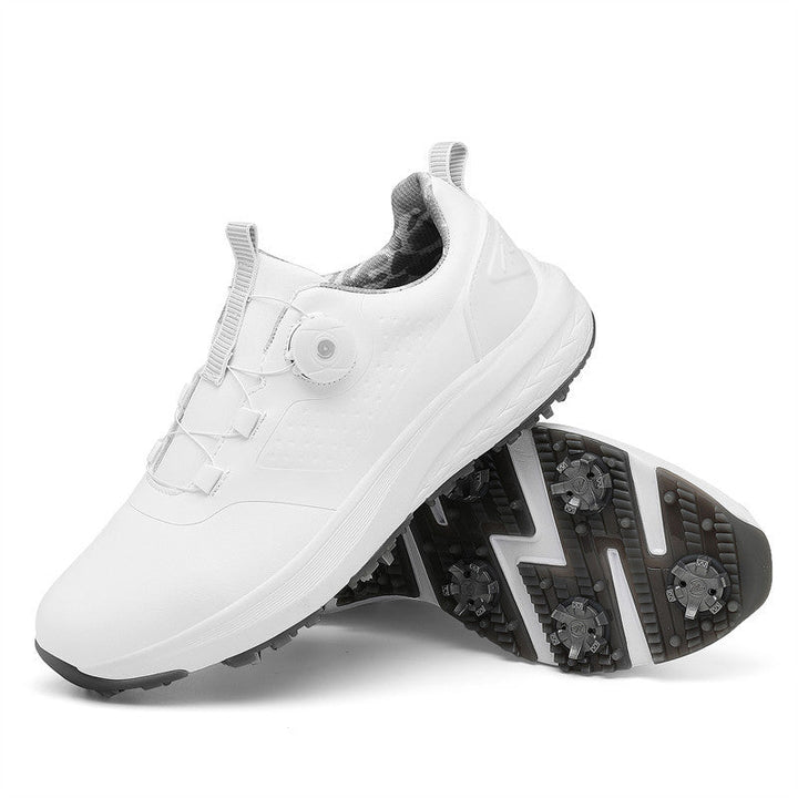 Elevate Your Game with Couple Waterproof Spiked Golf Shoes