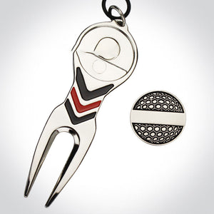 Elevate Your Golf Game with the Golf Green Fork With Ball Marker Accessory Tool