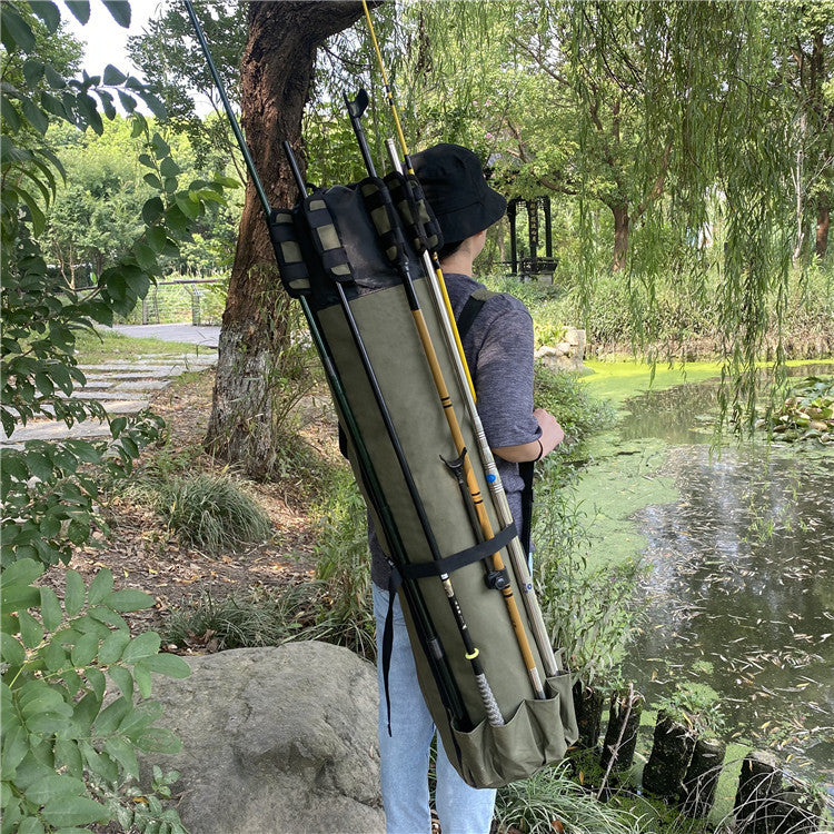 Cylindrical Fishing Rod Storage Bag
