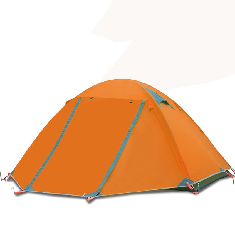 Double-Layer Waterproof Aluminum Pole Outdoor Camping Tent