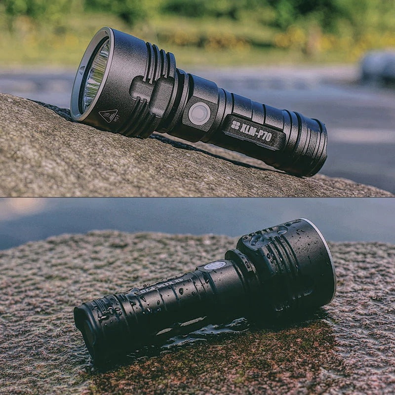 Strong Focus LED Rechargeable Super Bright Outdoor Xenon Flashlight