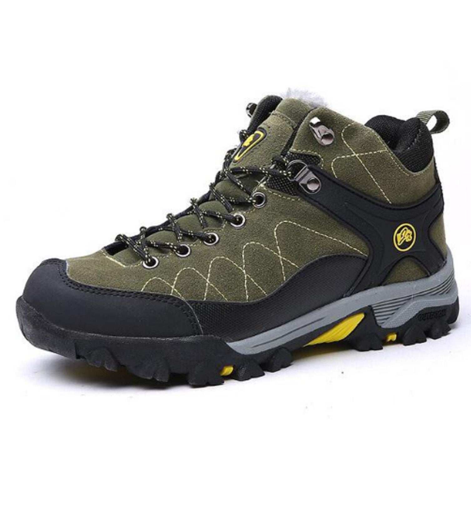 Outdoor High-top Hiking Warm Cotton Shoes