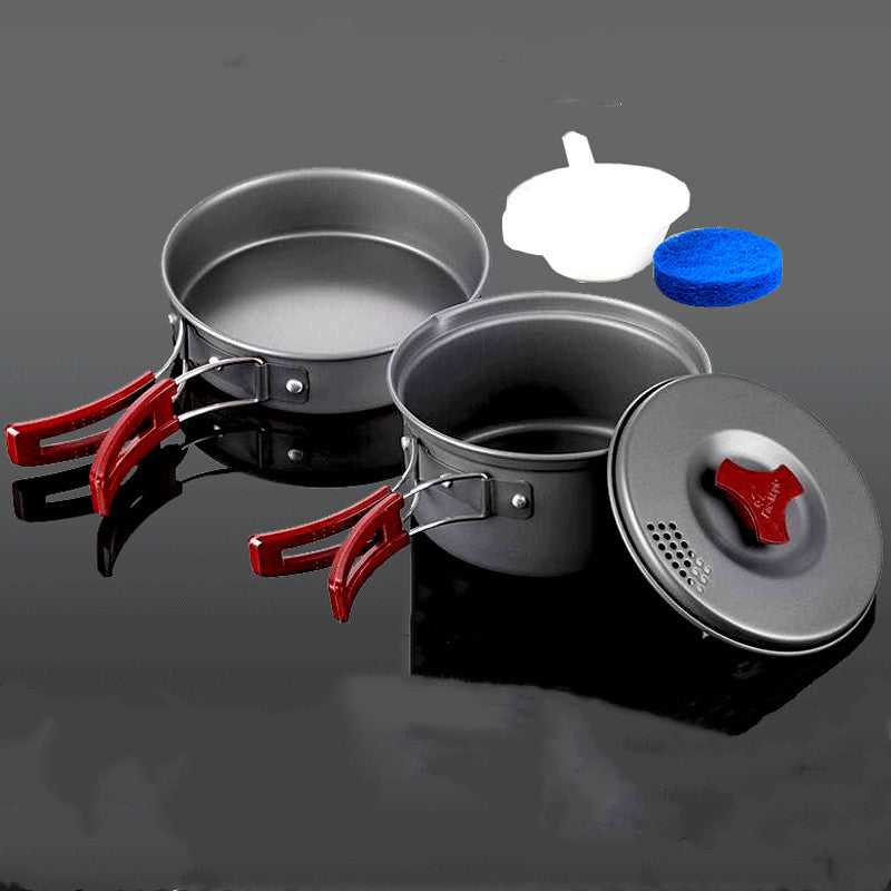 Camping Cookware Set For Picnic And Hiking