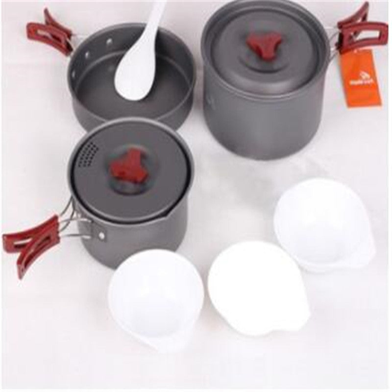 Camping Cookware Set For Picnic And Hiking