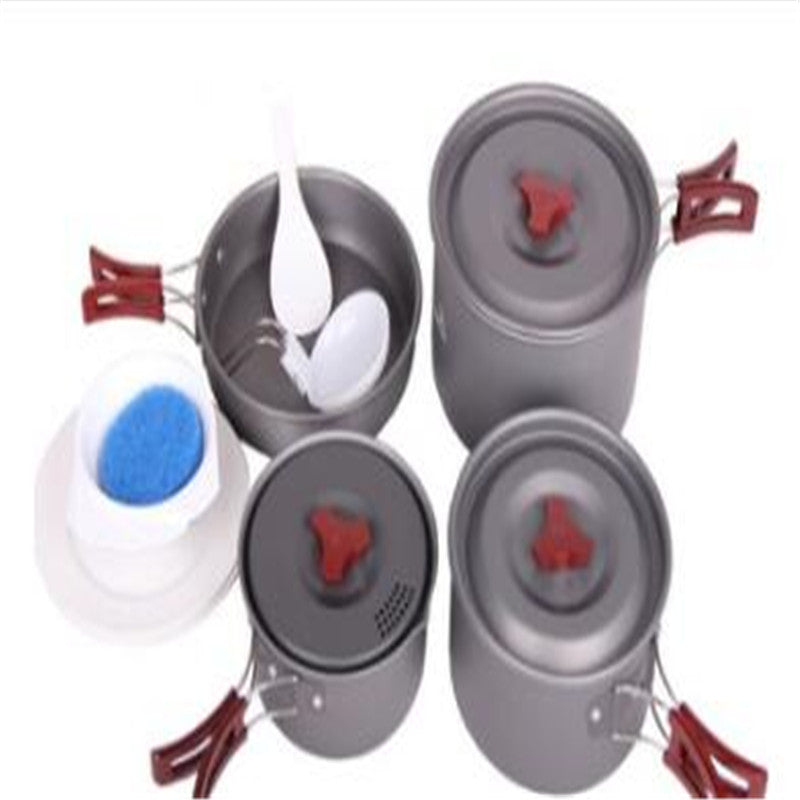 Camping Cookware Set For Picnic And Hiking