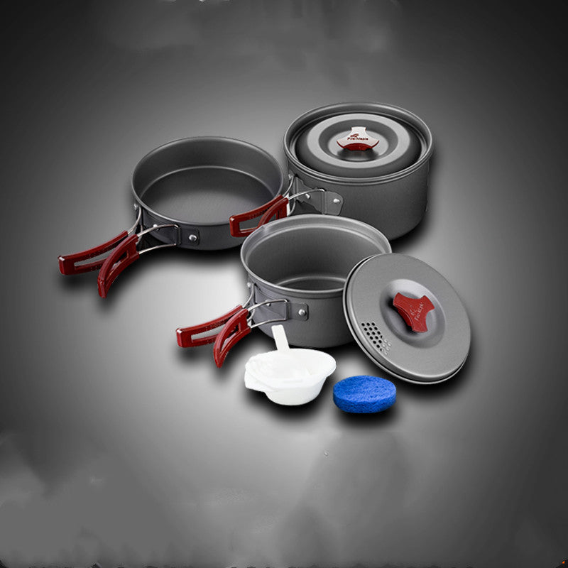 Camping Cookware Set For Picnic And Hiking