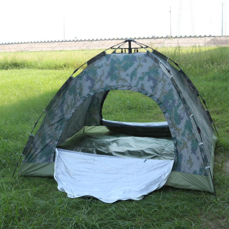 3-4 Person Camouflage Outdoor Mountaineering And Beach Camping Tent