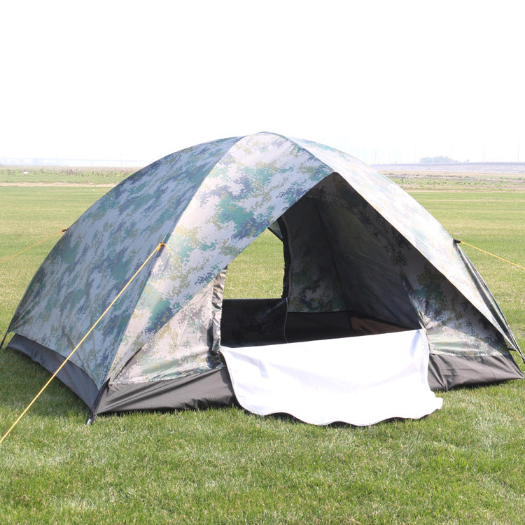 3-4 Person Camouflage Outdoor Mountaineering And Beach Camping Tent