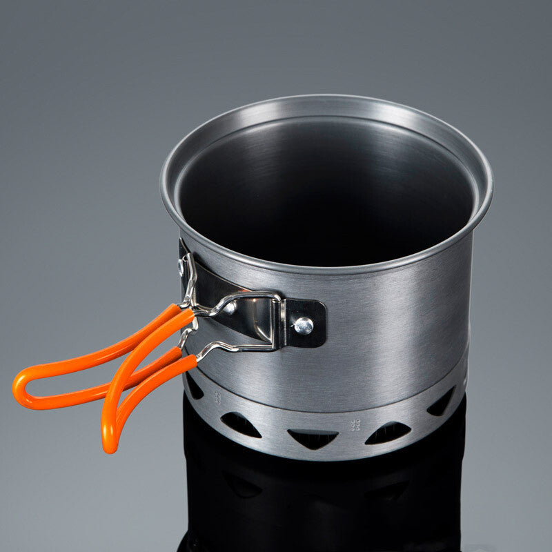 Outdoor Heat-Collecting Single-Pot Camping Cookware For Mountaineering