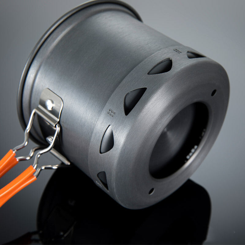 Outdoor Heat-Collecting Single-Pot Camping Cookware For Mountaineering