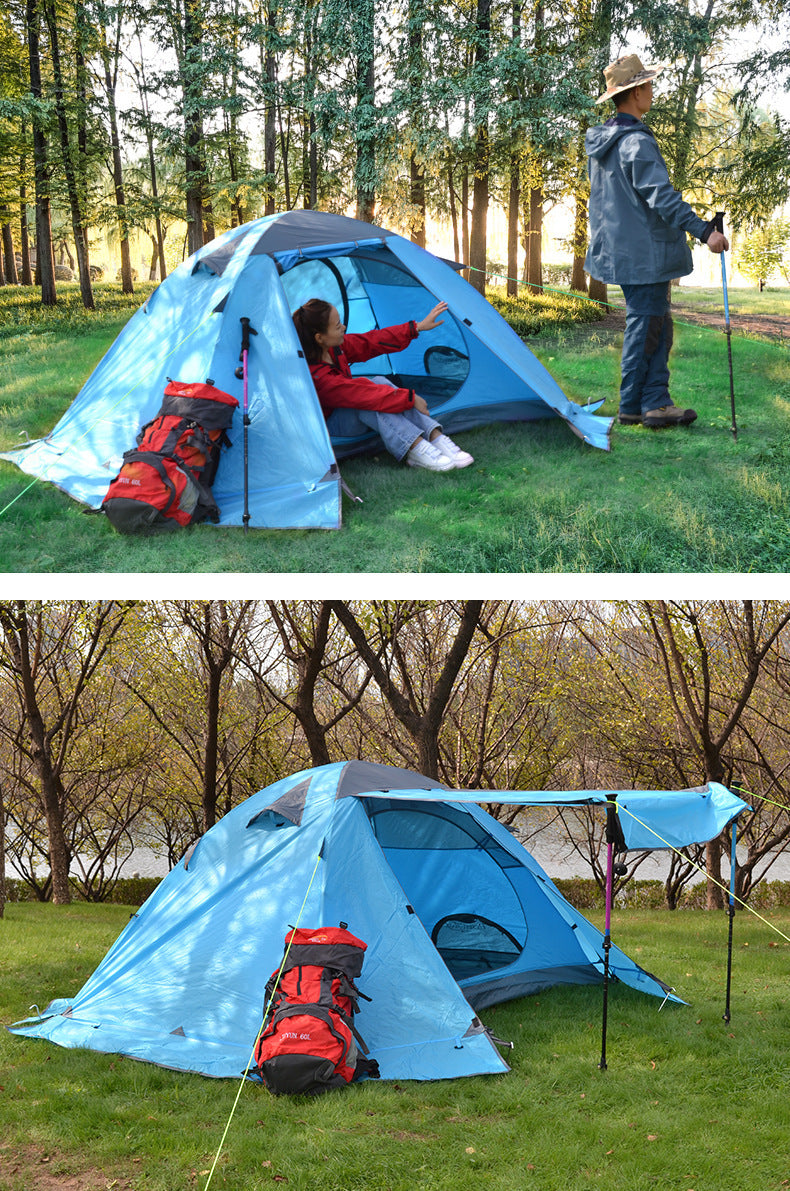 Desert Fox Double-Layer Aluminum Pole Outdoor Camping Tent