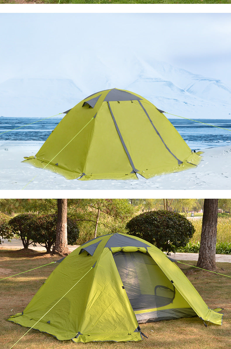 Desert Fox Double-Layer Aluminum Pole Outdoor Camping Tent