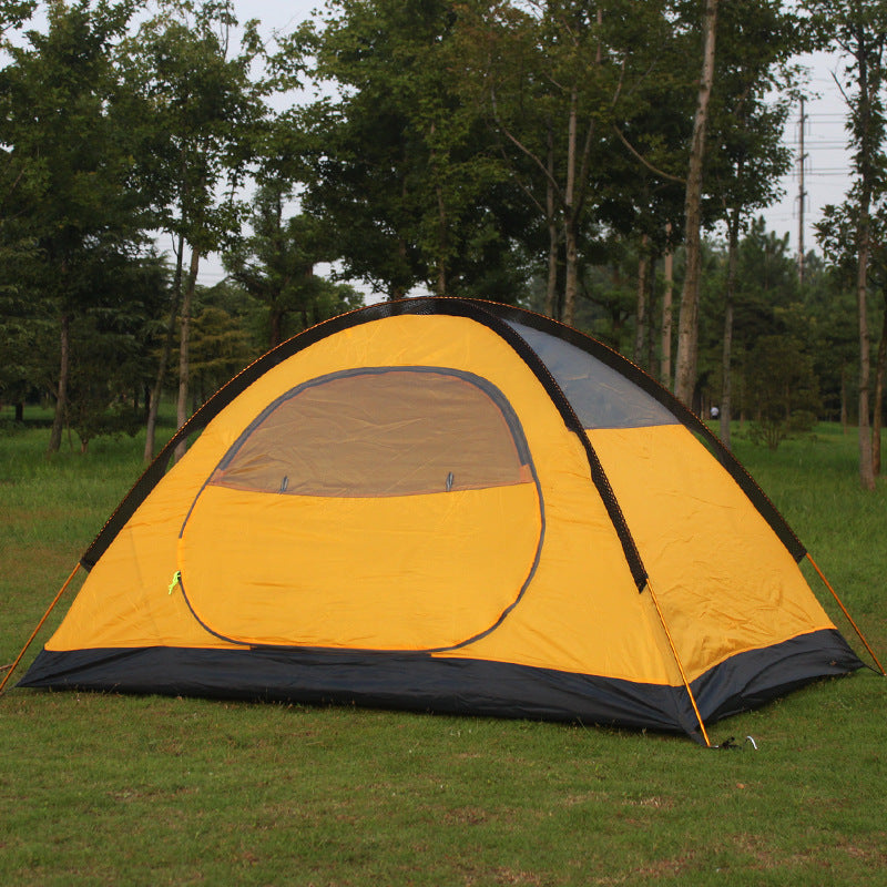 Double-Layer Aluminum Pole Outdoor Camping Tent