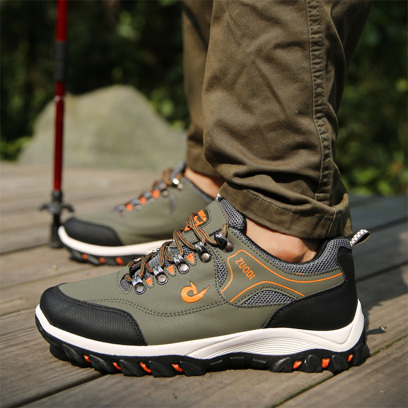 Men’s Large Size Low-Cut Outdoor Hiking Shoes