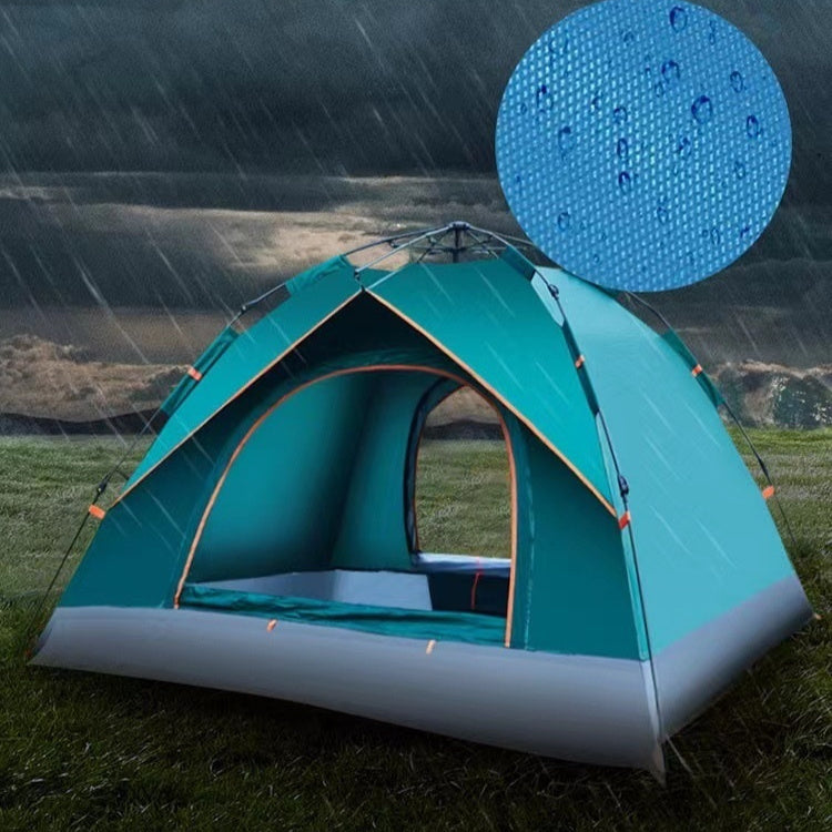 3-4 Person Automatic Double-Layer Outdoor Camping Tent Rain And Sun Protection