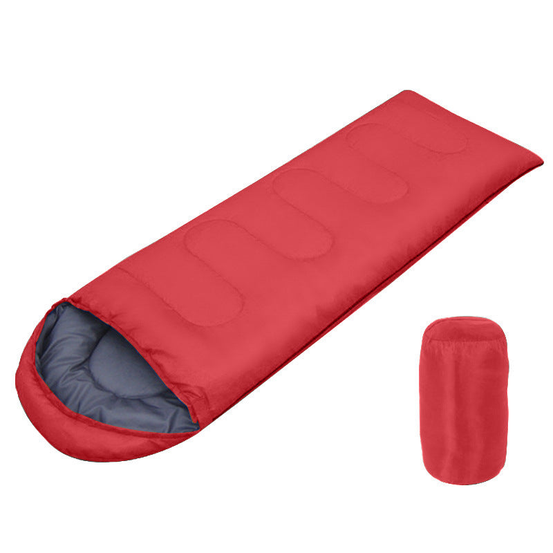 Thickened Hollow Cotton Envelope Winter Camping Sleeping Bag