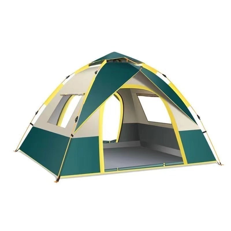 3-4 Person Automatic Double-Layer Outdoor Camping Tent Rain And Sun Protection