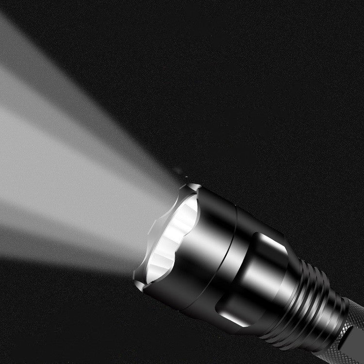 Aluminum Alloy Rechargeable Long-Range Waterproof LED Flashlight