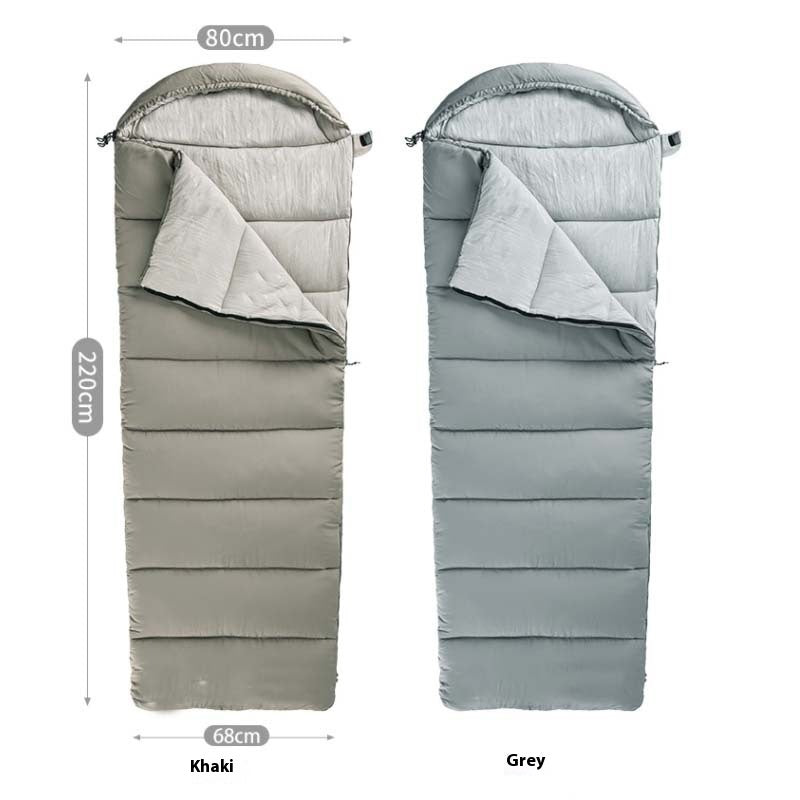 Trapezoid Waterproof Hooded Thickened Warm Portable Camping Sleeping Bag