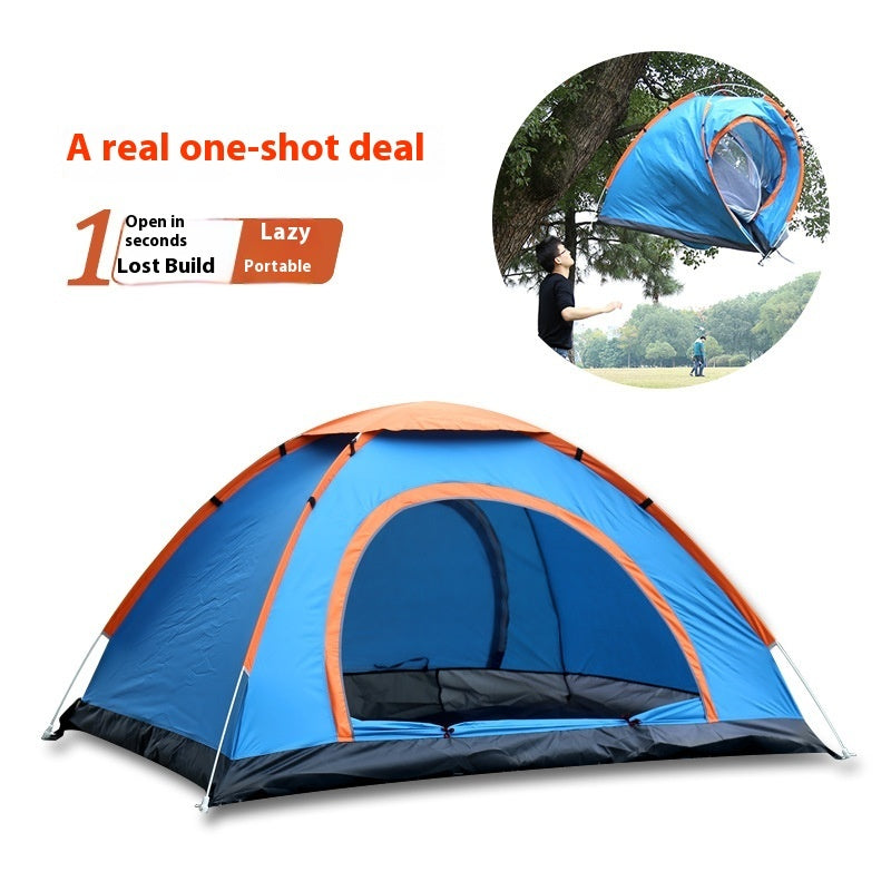 Automatic Multi-Person Double-Door Camping Tent
