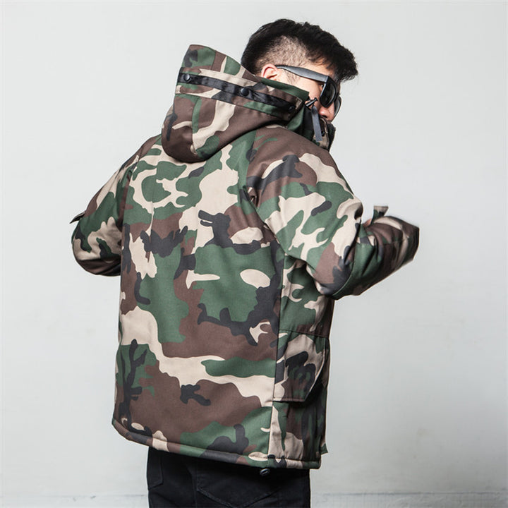 Winter Camouflage Cotton Jacket for Men