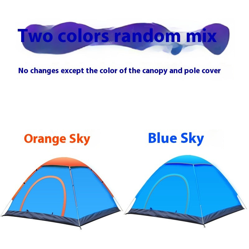 Automatic Multi-Person Double-Door Camping Tent