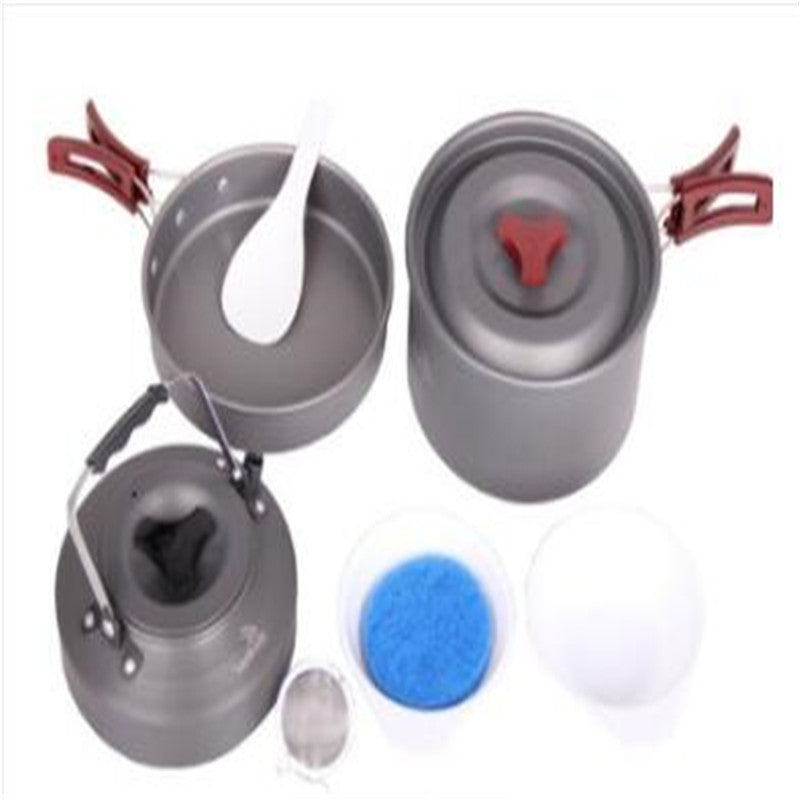 Camping Cookware Set For Picnic And Hiking