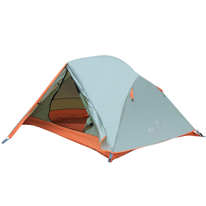 Double-Layer Aluminum Pole Outdoor Camping Tent