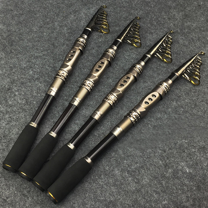 Weihe Retractable Sea Fishing Rod 1.8–3.3m Carbon Fiber Telescopic Rod