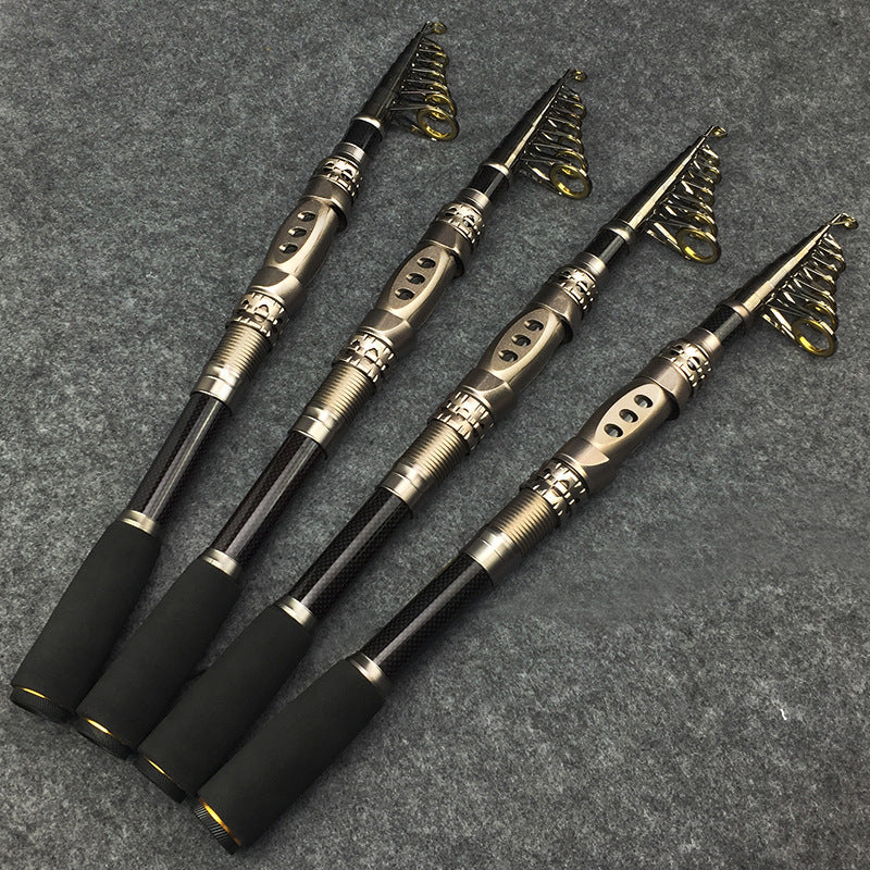 Weihe Retractable Sea Fishing Rod 1.8–3.3m Carbon Fiber Telescopic Rod