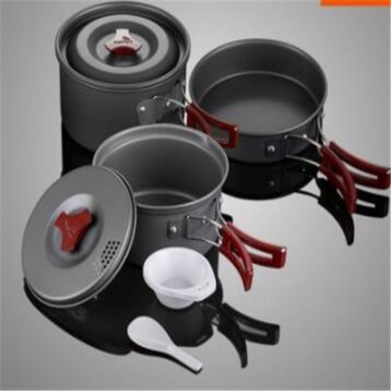 Camping Cookware Set For Picnic And Hiking