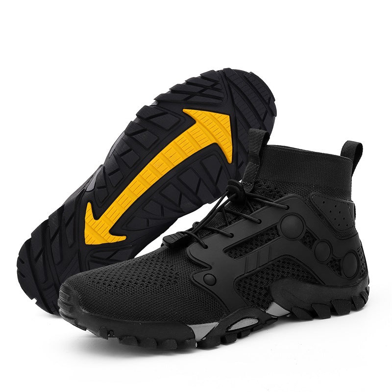 Men’s Lightweight High-Top Large Size Outdoor Hiking Shoes