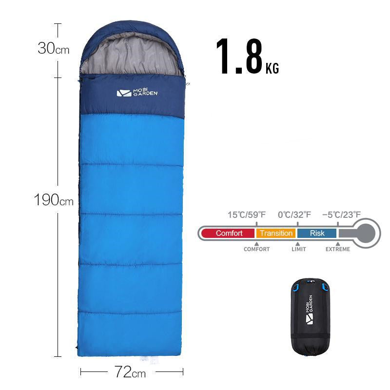 Mummy Style Thickened Winter Sleeping Bag for Outdoor Camping Use