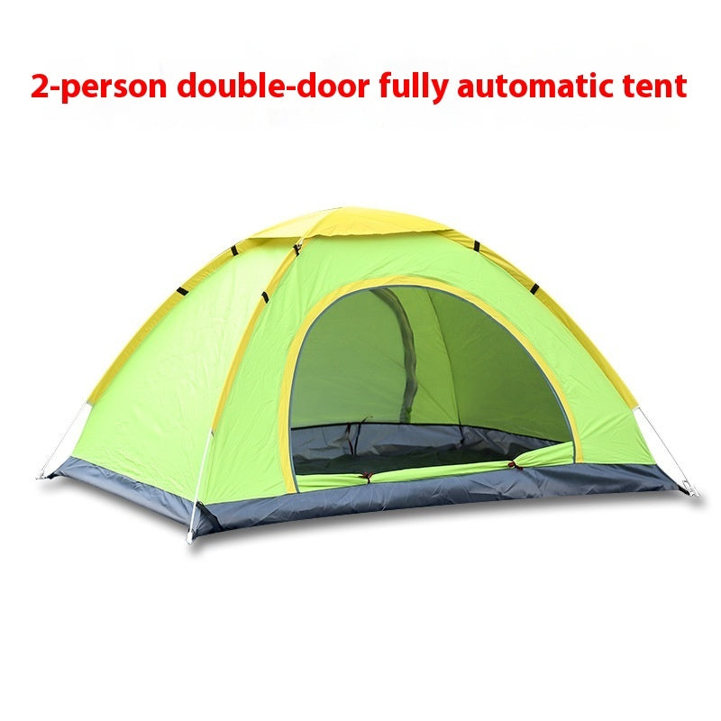 Automatic Multi-Person Double-Door Camping Tent