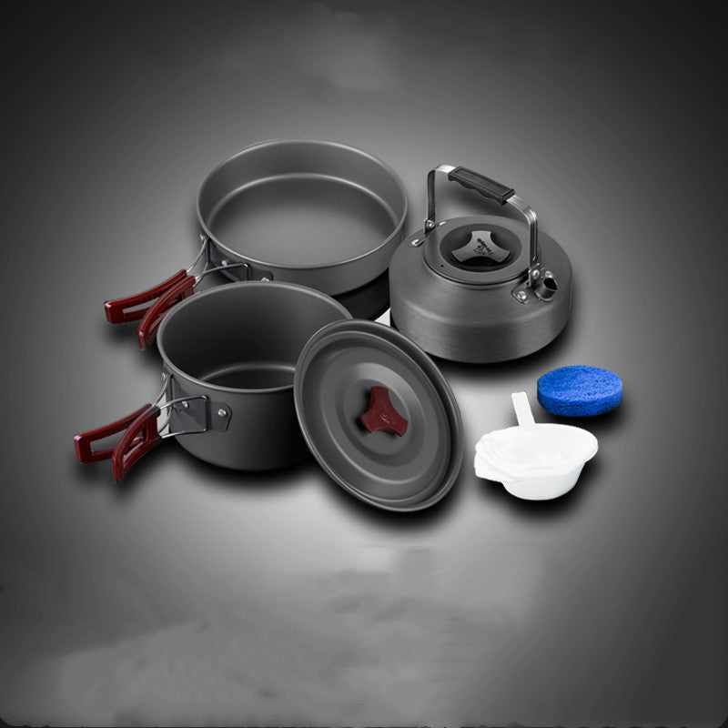 Camping Cookware Set For Picnic And Hiking