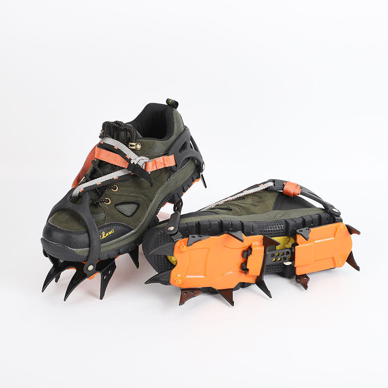 Twelve-Tooth Non-Slip Snow Climbing Crampons Shoe Covers
