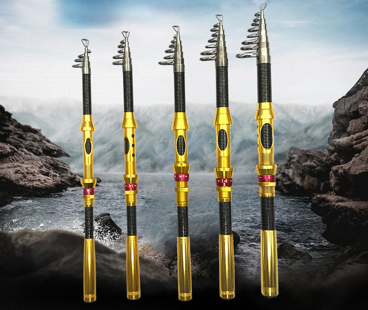 Mini Carbon Fiber Telescopic Sea Fishing Rod