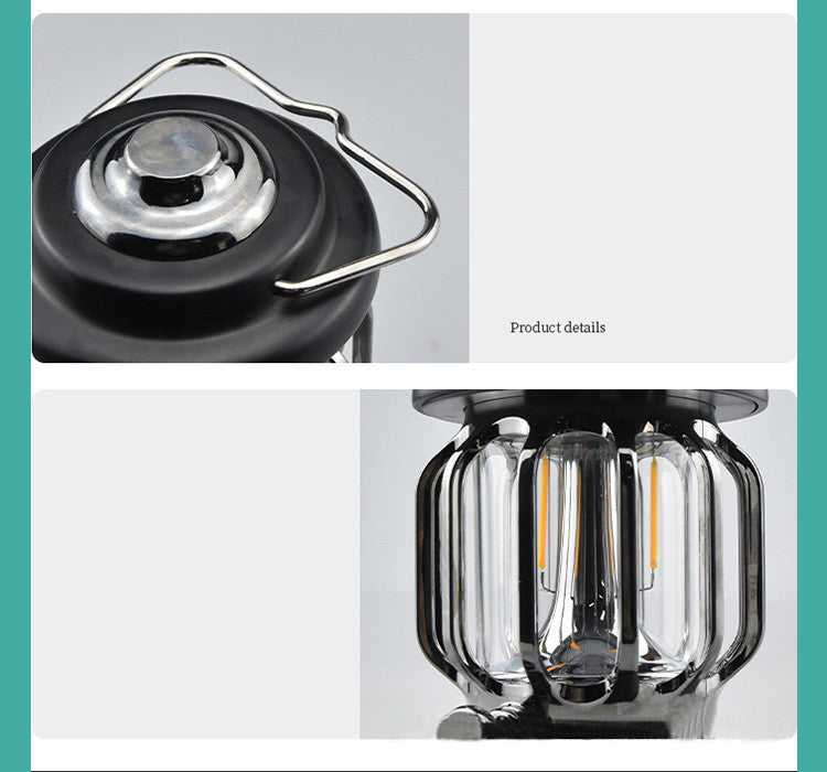 Portable Retro Camping Tent Light