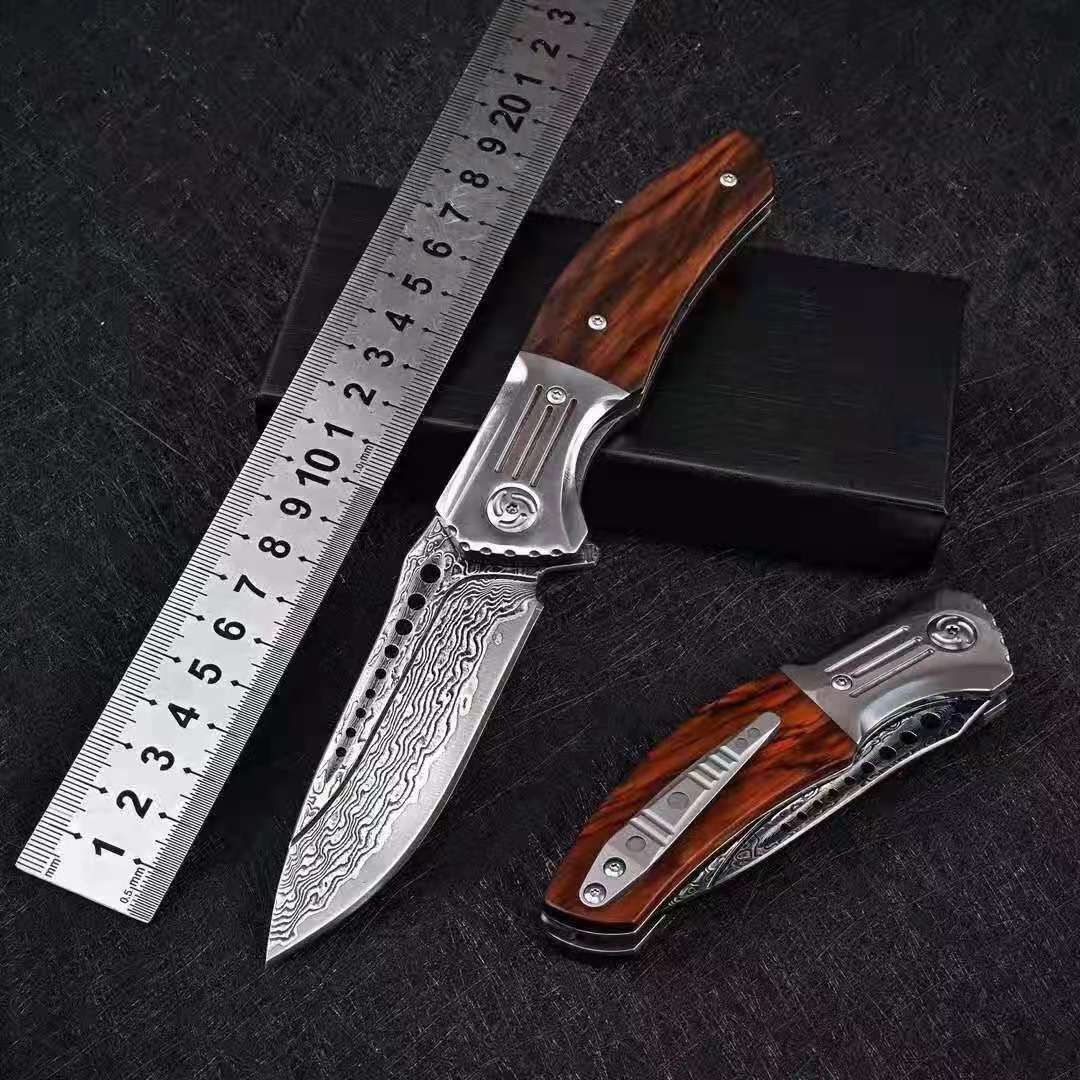 Hand Forged Pattern Folding Knife
