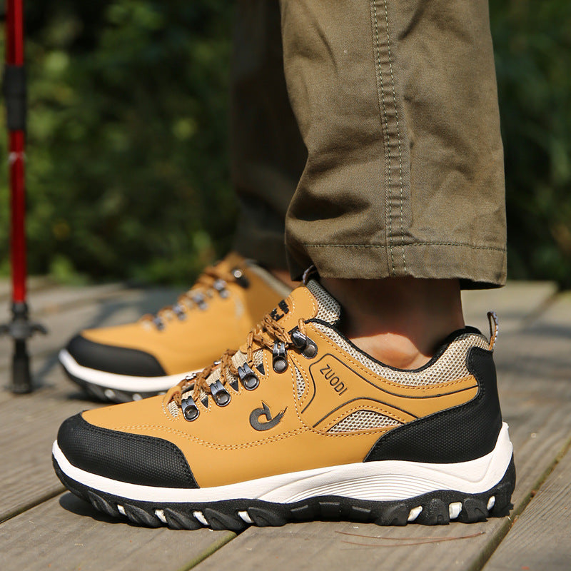 Men’s Large Size Low-Cut Outdoor Hiking Shoes