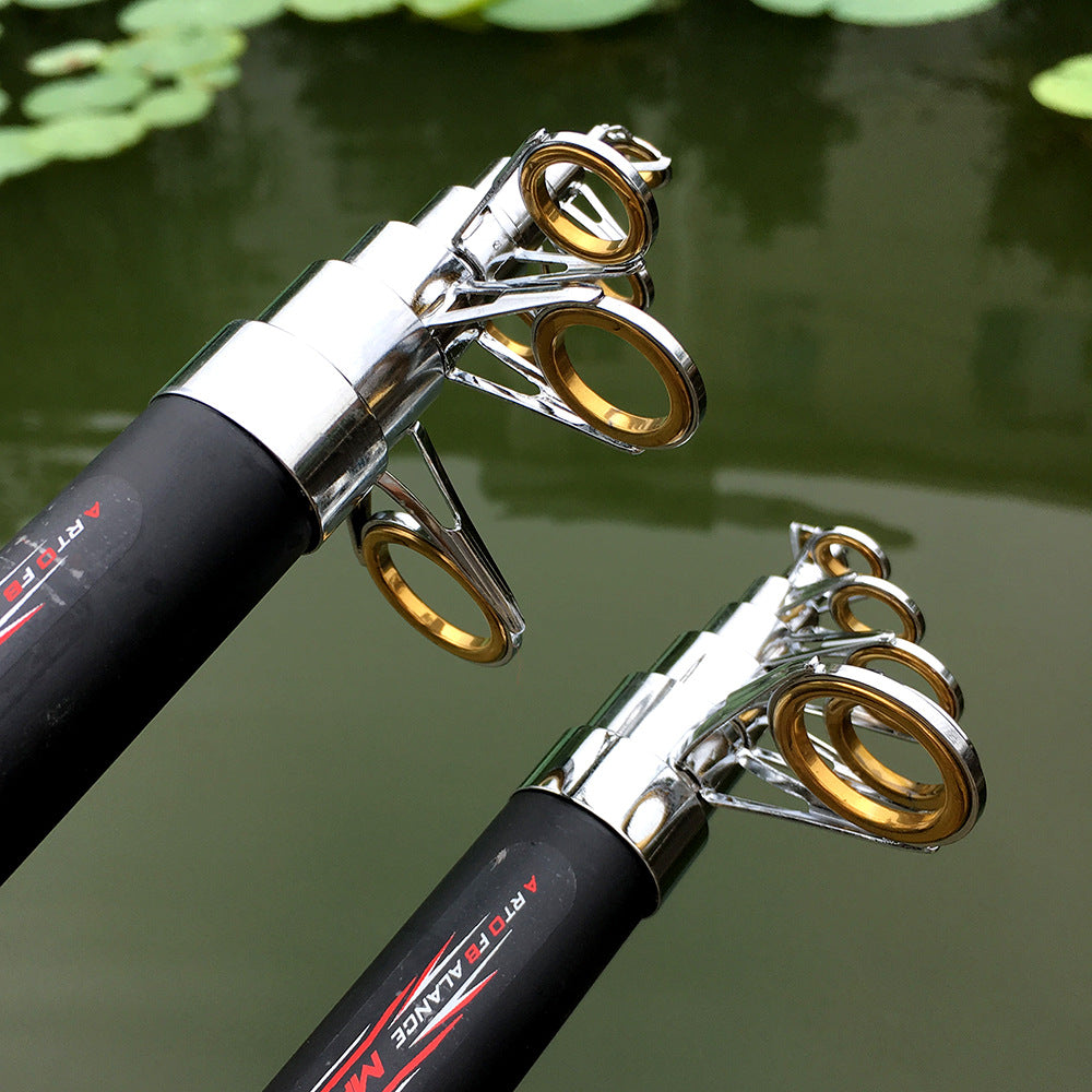 Super Hard Telescopic Carbon Fiber Fishing Rod For Sea Fishing