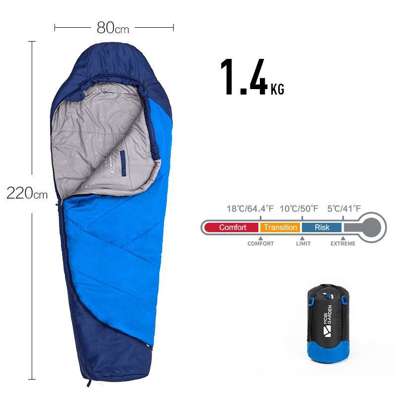 Mummy Style Thickened Winter Sleeping Bag for Outdoor Camping Use