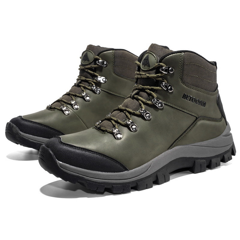 Waterproof Non-Slip High-Top Outdoor Hiking Shoes
