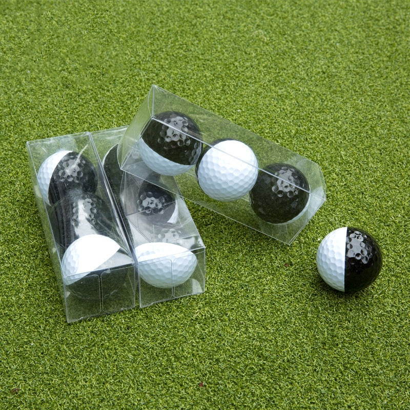 Two-Tone Two-Layer Golf Putting Practice Ball
