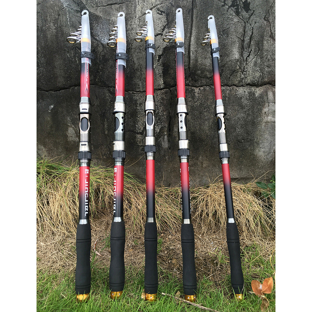 Super Hard Telescopic Carbon Fiber Fishing Rod For Sea Fishing