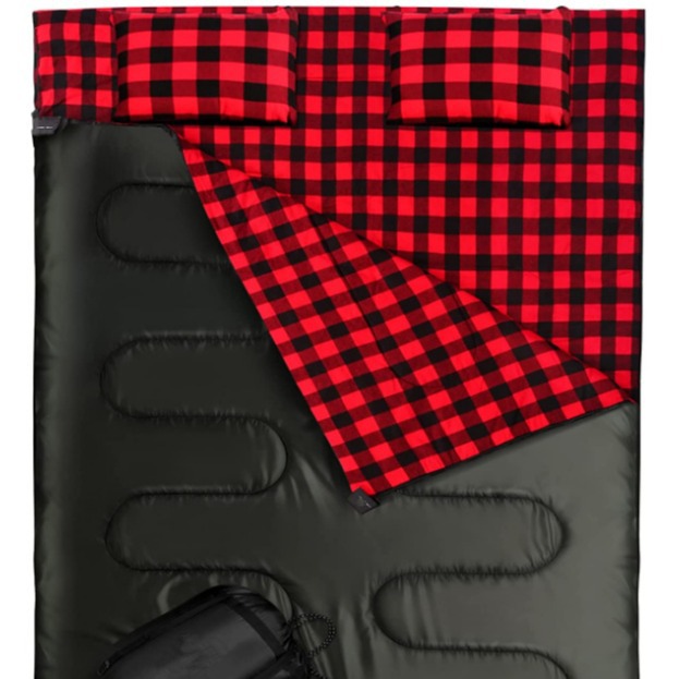 Thickened Flannel Outdoor Camping Sleeping Bag