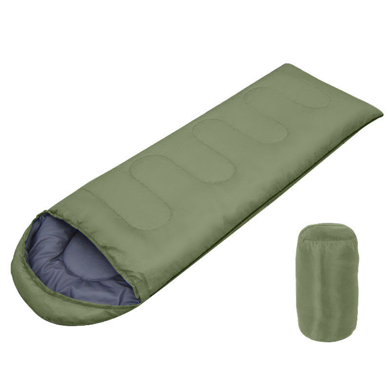 Thickened Hollow Cotton Envelope Winter Camping Sleeping Bag