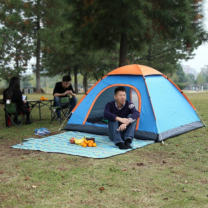 Automatic Multi-Person Double-Door Camping Tent