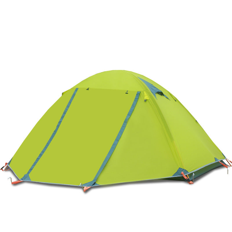 Double-Layer Waterproof Aluminum Pole Outdoor Camping Tent
